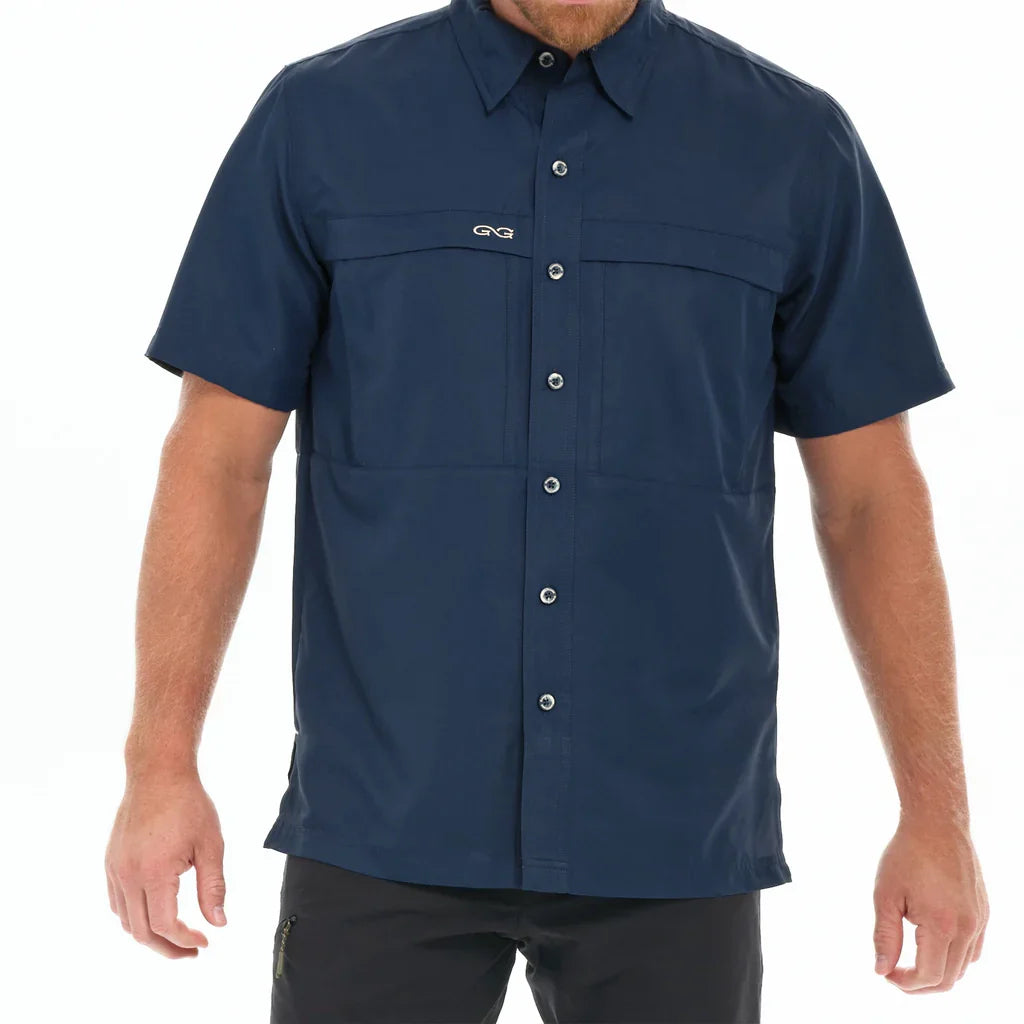 Explorer MicroFiber Short Sleeve Shirt - Deep Water